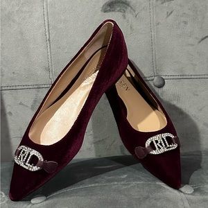 Lauren Ralph Lauren Women’s Lilah Velvet Ballet Flats